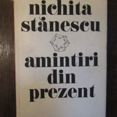 AMINTIRI DIN PREZENT -NICHITA STANESCU