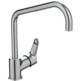 Baterie bucatarie Ideal Standard Alpha cu pipa inalta, crom