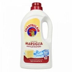 Detergent lichid rufe, concentrat, Marsiglia, 28 spalari, 1260 ML, cu Degresant, ChanteClair