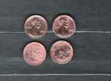 CANADA 1982, 1989, SUA 1980, 1983 - LOT 4 MONEDE 1 CENT (2)