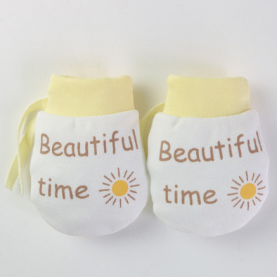 Manusi de protectie pentru bebelusi - Beautiful Time (Marime Disponibila: 0-6 foto