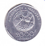 Bnk mnd Sao Tome si Principe 2000 dobras 1997 unc, Africa