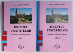 DREPTUL TRATATELOR de ION M . ANGHEL , VOLUMELE I - II , 2000 foto