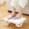 Suport Ergonimic pentru Picioare, Plastic, cu Role de Masaj pentru Talpi, pentru Birou, Alb