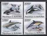Burundi - Fauna Marina - DELFINI - MNH, Nestampilat