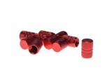 Set 10 capace metalice ventil roata, rosii