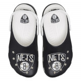 Saboti Crocs NBA Brooklyn Nets Clog Alb - White/Black, 39, 41, 43, 45, 46, 48