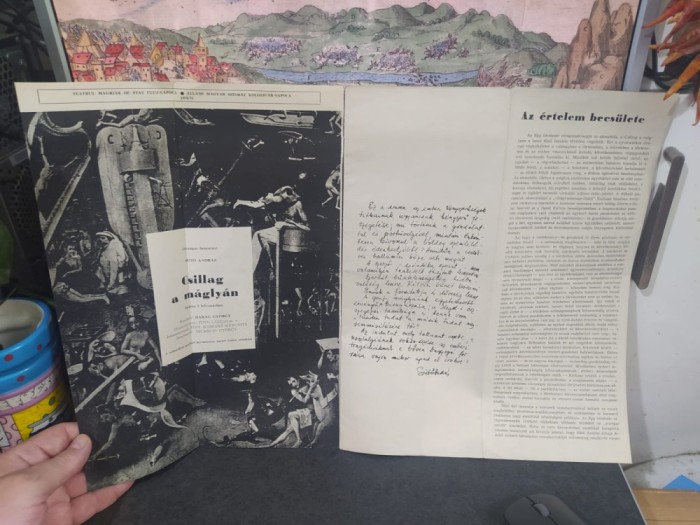 Suto Andras Csillag a magylan, drama 3 felvonasban, Program de teatru &icirc;n limba maghiară, Teatrul maghiar din Cluj Napoca, 1975-1976, 103