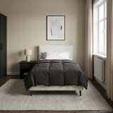 vidaXL Pilotă de vară Patos Antracit 140 x 220 cm Microfibră 42025911