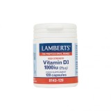 Lamberts Vitamina D3 1000 UI 25&mu;g 120 capsule