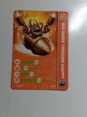 Skylanders Big Bang Trigger Happy - card
