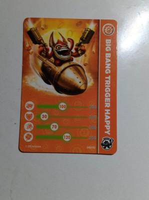 Skylanders Big Bang Trigger Happy - card foto