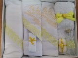 Trusou Botez 7 piese galben