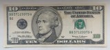 Bancnota SUA - 10 Dollars 1999 - BB - New York