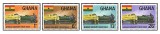 Ghana 1963 - Trenuri, locomotive, serie neuzata