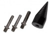 Burghiu conic ,burghiu conic despicator lemne ,diametrul 42 mm,trei adaptoare