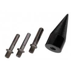 Burghiu conic ,burghiu conic despicator lemne ,diametrul 42 mm,trei adaptoare