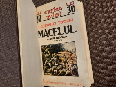 Ludwig Renn - Macelul (1930) foto