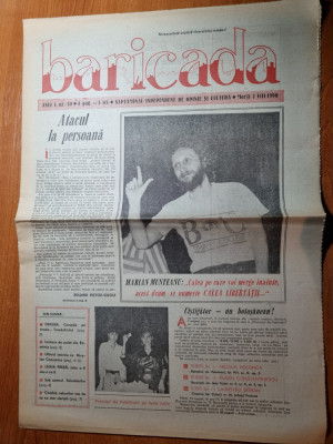 baricada 7 august 1990-ultimul interviu a lui ceausescu,marian munteanu foto