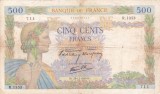 FRANTA 500 francs 28-11-1940 VF!!!