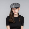 Basca Kangol Abstract Houndstooth 504 Negru (S,L,XL) - Cod 3159, M