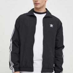 adidas Originals bluză bărbați, culoarea negru, cu imprimeu IT2491