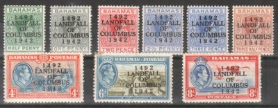 BAHAMAS - 1942, nestampilate MNH (OL1) foto