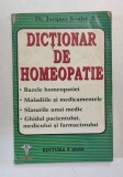 DICTIONAR DE HOMEOPATIE de JACQUES BOULET , 1999