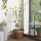 VidaXL Țăruși plante de grădină, 20 buc., verde &icirc;nchis, 91 cm, oțel