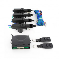 Kit inchidere centralizata cu 2 telecomenzi, 1 actuator cu 5 fire, 3 actuatoare cu 2 fire, modul central, cabluri conectare, 12v foto