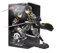 Figurina Dark Kirito Sword Art Online anime 17 cm foto