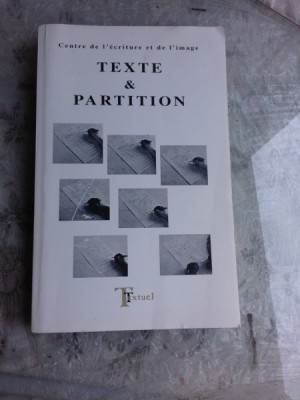TEXTE AND PARTITION - ARTHUR THOMASSIN (CARTE IN LIMBA FRANCEZA) foto