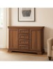Comoda Living/Dormitor Nuc VM3, 128x46x97 cm, 4 Sertare, 2 Usi, Pal Melaminat cu MDF