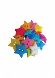 Nasturi stelute pentru activitati crafts,multicolor,2 cm,20 bucati set