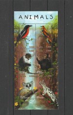 ZAMBIA 1999 FAUNA PASARI SI ANIMALE SALBATICE foto