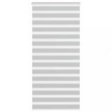 vidaXL Jaluzea tip zebra gri deschis lățime țesătură 100,9cm poliester
