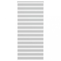 vidaXL Jaluzea tip zebra gri deschis lățime țesătură 105,9cm poliester
