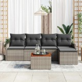 Cumpara ieftin Set de canapele pentru grădină 6 pcs Gri