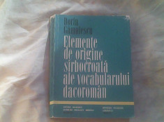 Elemente de origine sarbocroata ale vocabularului dacao roman-Dorin Gamulescu foto