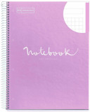 Caiet A4 80 file matematica Emotions Lavender, MiquelRius