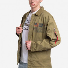 Alpha Industries geacă Field Jacket LWC 136115 11 bărbați, culoarea verde, de tranziție 136115.11-green