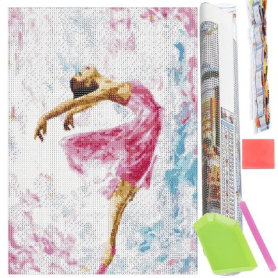 Set de broderie cu diamante 5D, 30x40cm, model Balerina Household NewTrend foto