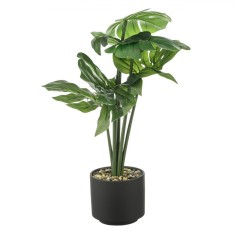 Plantă Artificială, Model Decorativ, Ghiveci Ceramic, Dimensiuni 15x60cm