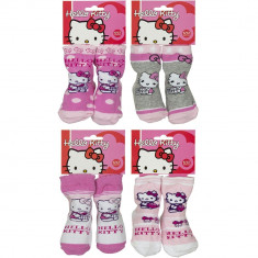 Set 4 perechi sosetele fetite baby Hello Kitty foto