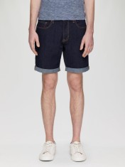 Q/S by s.Oliver Pantaloni scurti de blug barbati, John cu talie medie si croiala Regular Fit, Indigo, W29