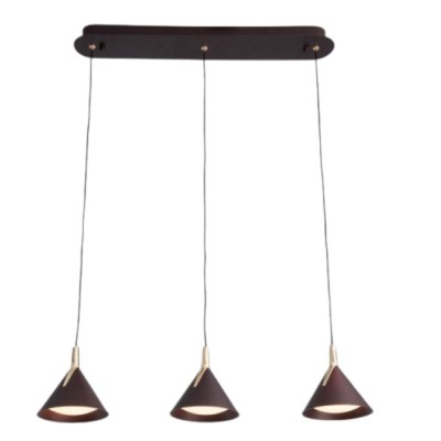 Lustra led Gemini cafenie 24W/1900LM 3000K-6500K foto