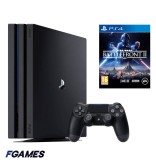 Consola Sony Playstation 4 Pro Ps4 1tb+ Controller + Star Wars Battlefront Ii PlayStation 4, Second-Hand
