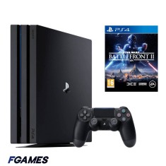 Consola Sony Playstation 4 Pro Ps4 1tb+ Controller + Star Wars Battlefront Ii PlayStation 4, Second-Hand