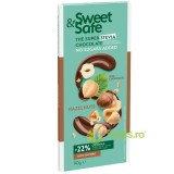 Ciocolata cu Lapte si Alune de Padure cu Indulcitor Stevie Sweet&amp;Safe 90g