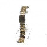 Cumpara ieftin Bratara de ceas Bicolora (auriu &amp; argintiu) - 18mm, 20mm, 22mm, 24mm - B2933, Time Veranda